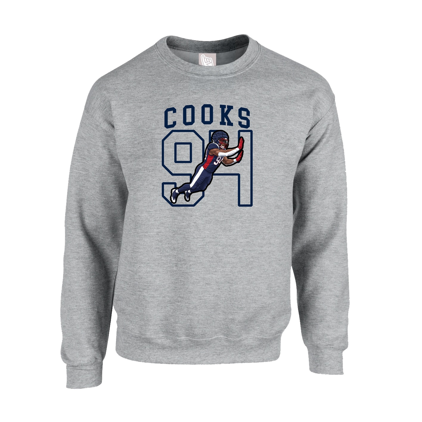 Fleece Crew — Shirsey in Grey