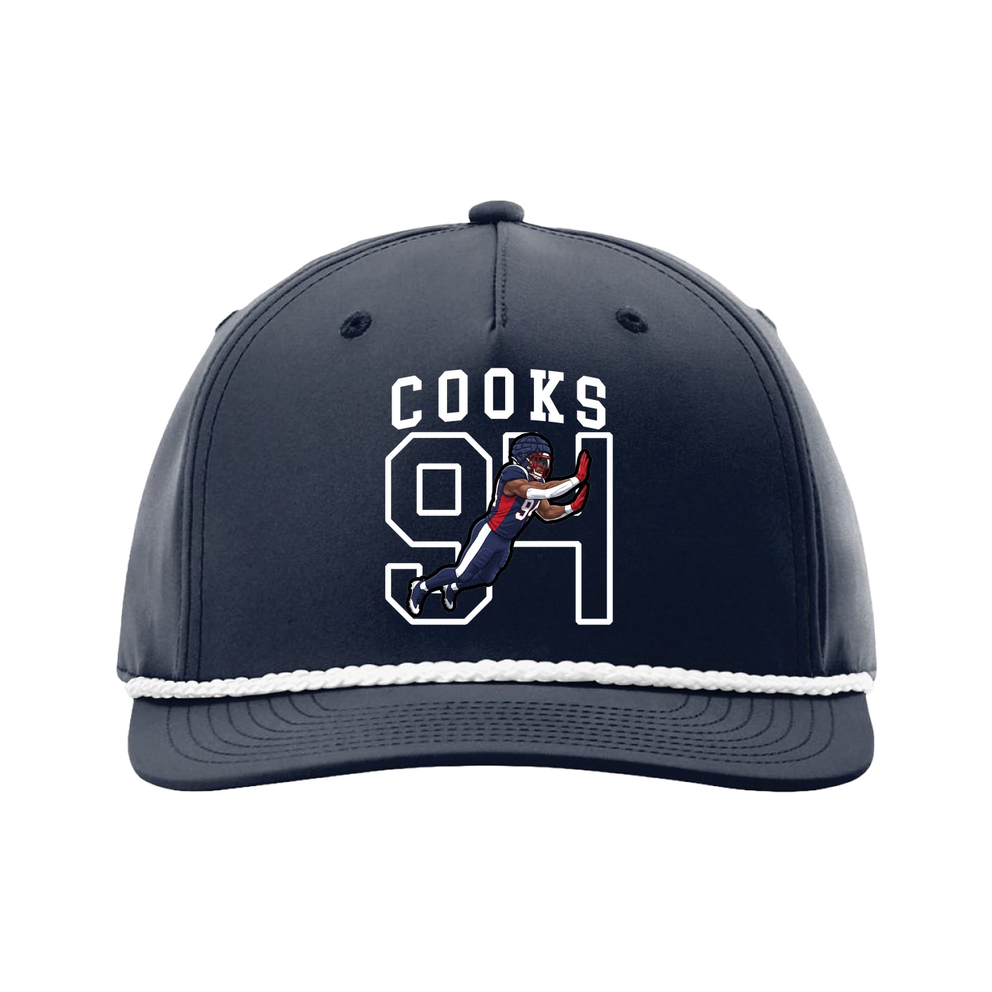 Five-Panel Classic Rope Cap — Shirsey in Navy