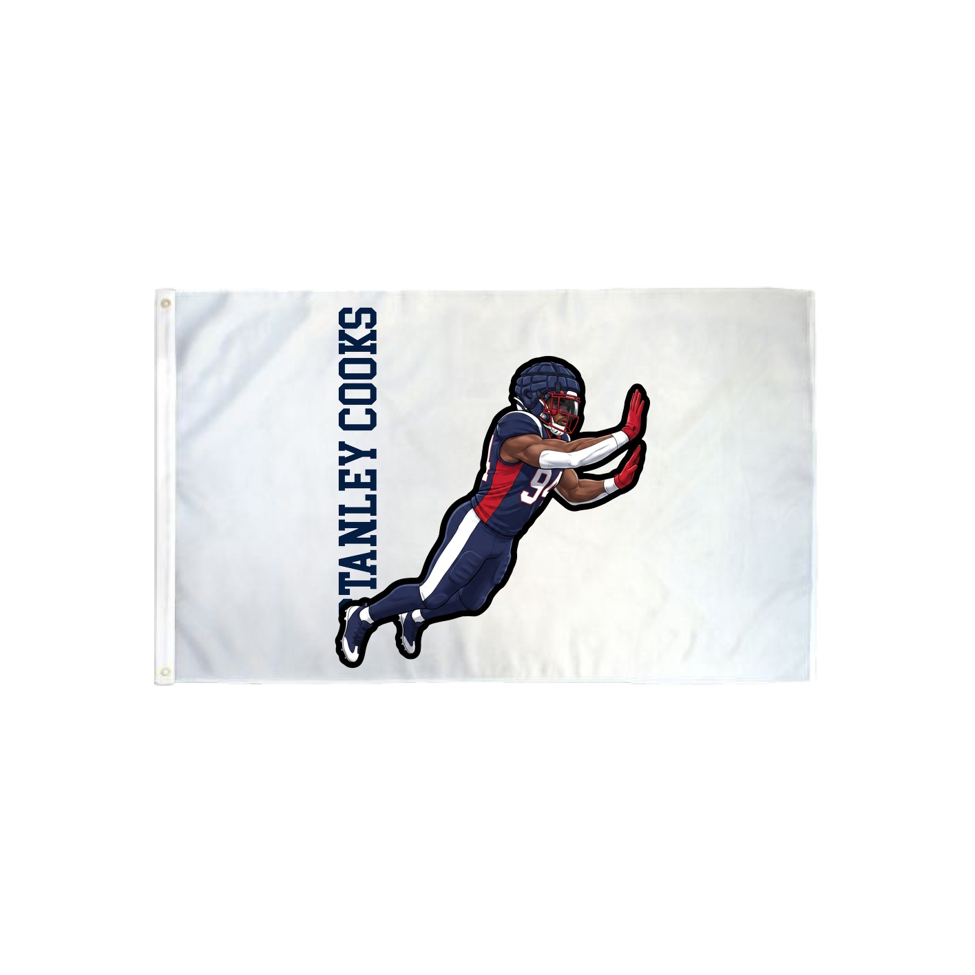 3x5 Flag — Name Vertical in Classic