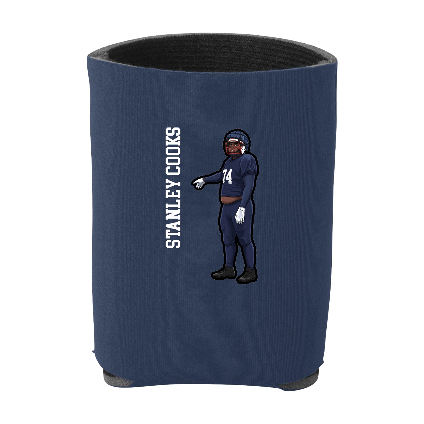 Can Holder — Name Vertical in Navy