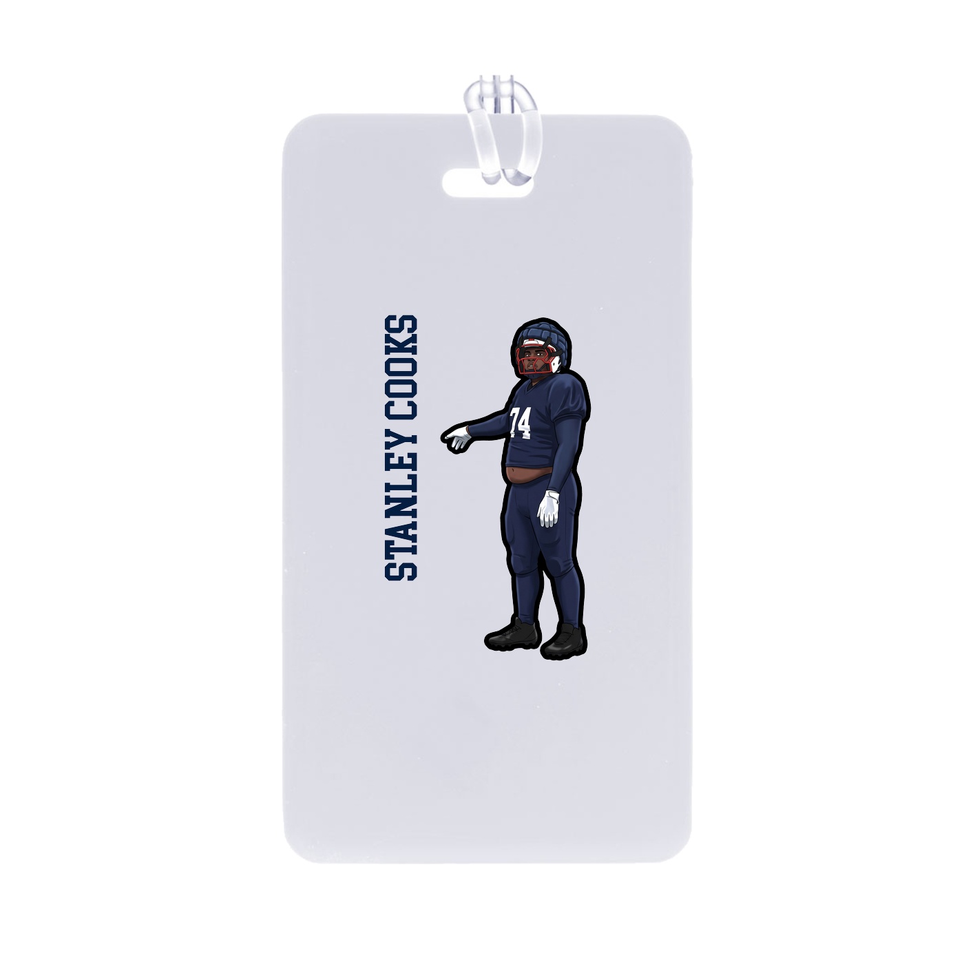 Bag Tag — Name Vertical in Classic