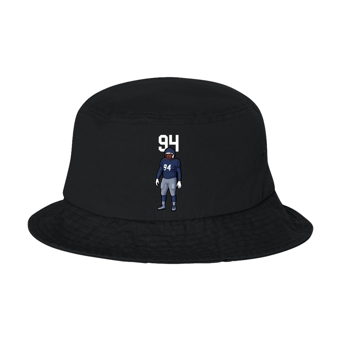 Bucket Cap — Number Top in Black