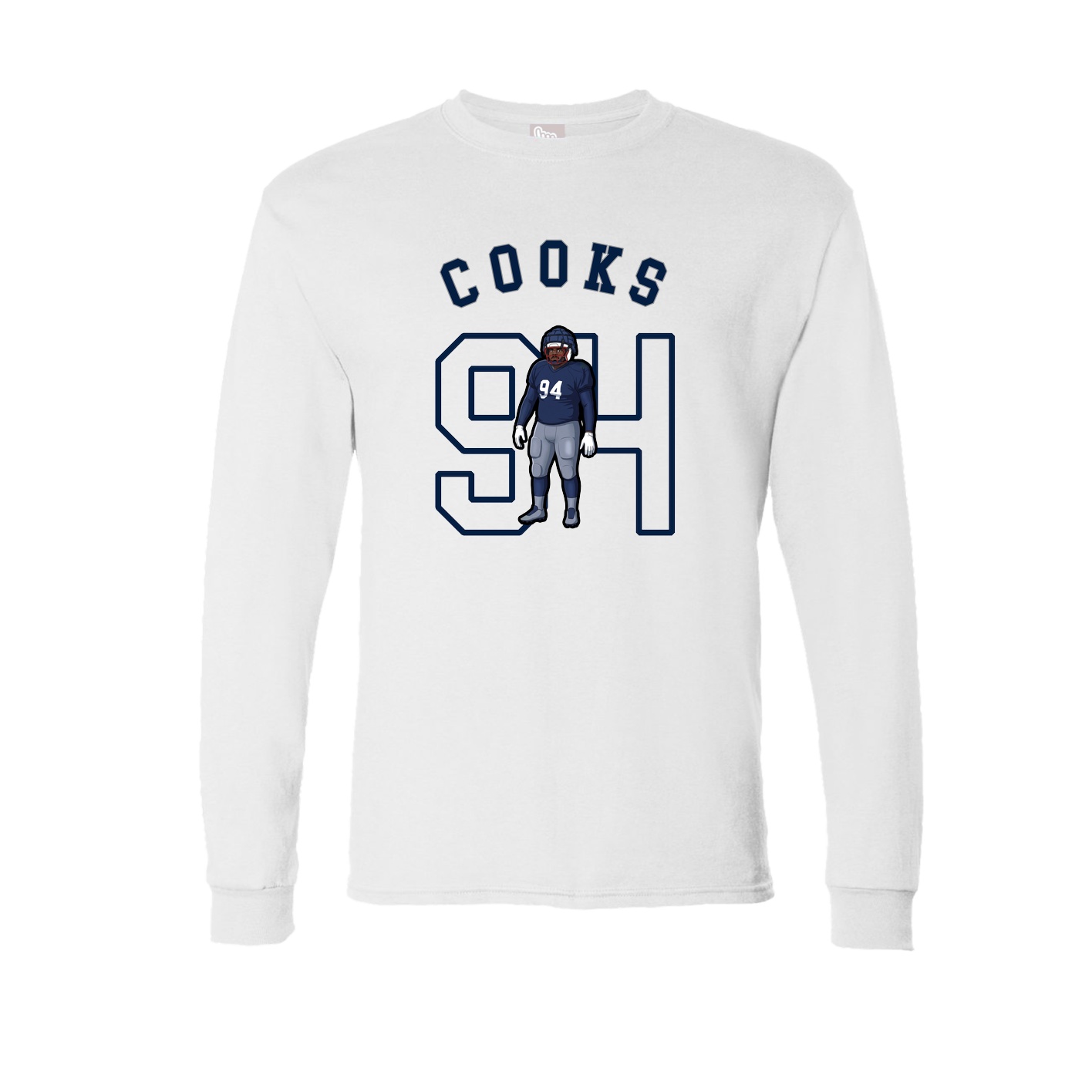 Long Sleeve Tee — Shirsey Arch in White