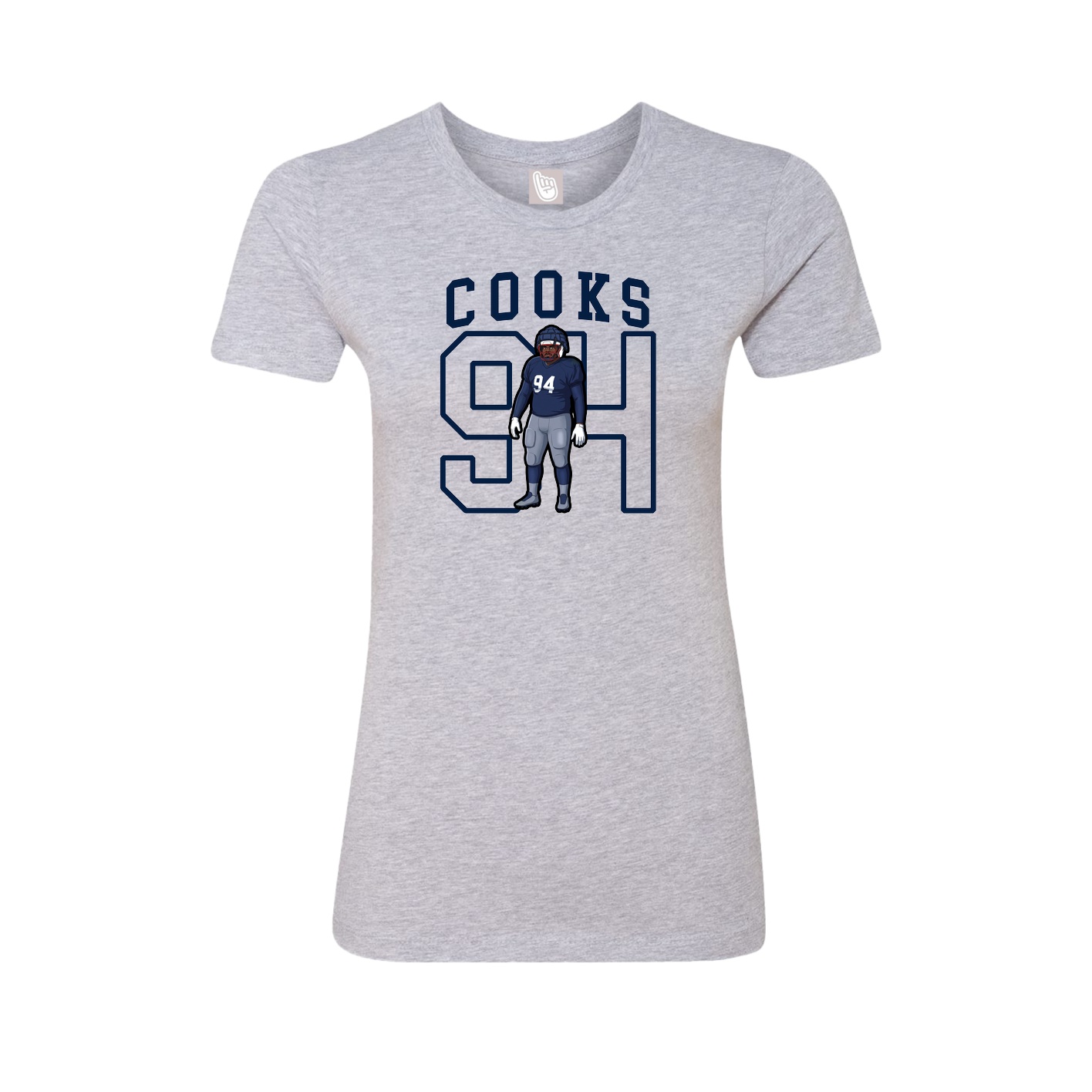 Fitted Women's Tee — Shirsey in Grey