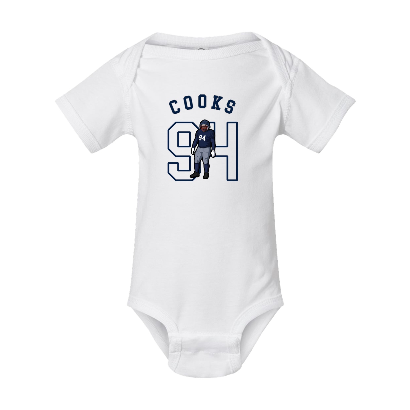 Baby Onesie — Shirsey Arch in White