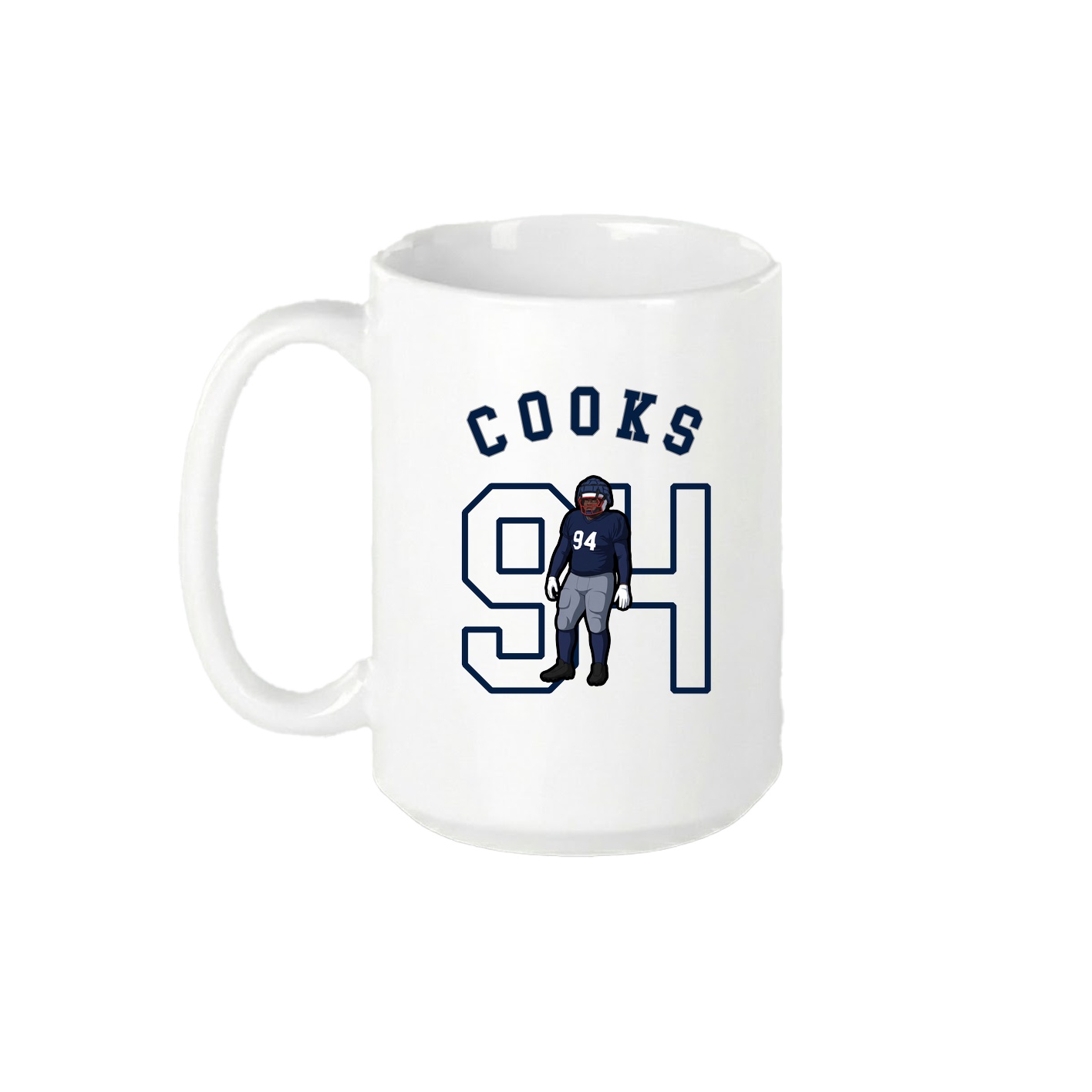 15oz Coffee Mug — Shirsey Arch in White