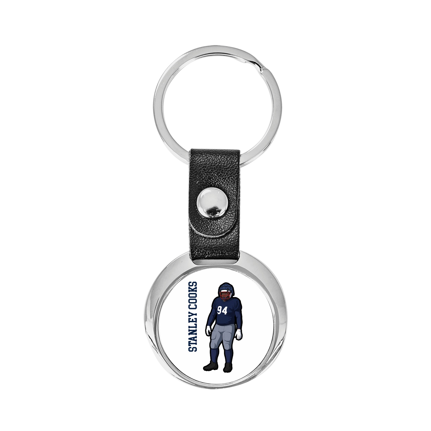 Key Chain — Name Vertical in Classic
