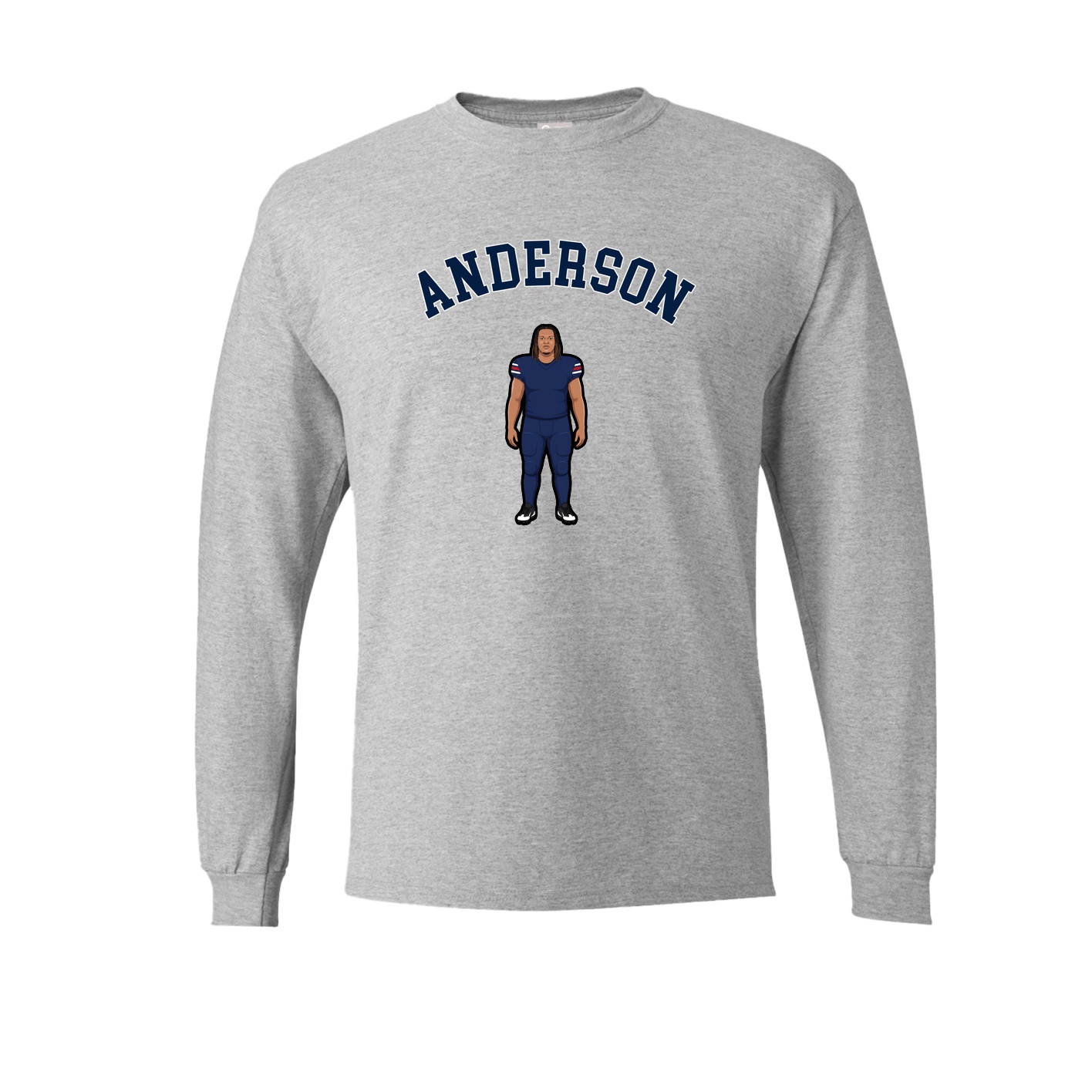 Long Sleeve Tee — Shirsey Arch in Grey