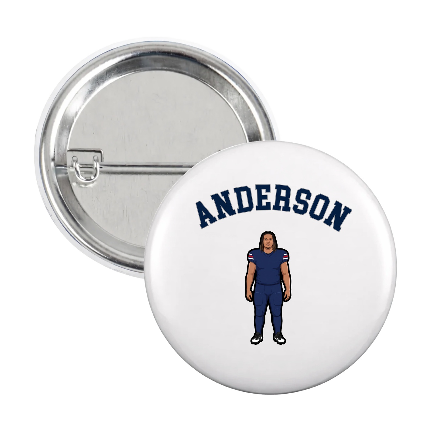 Game Day Button — Shirsey Arch in White