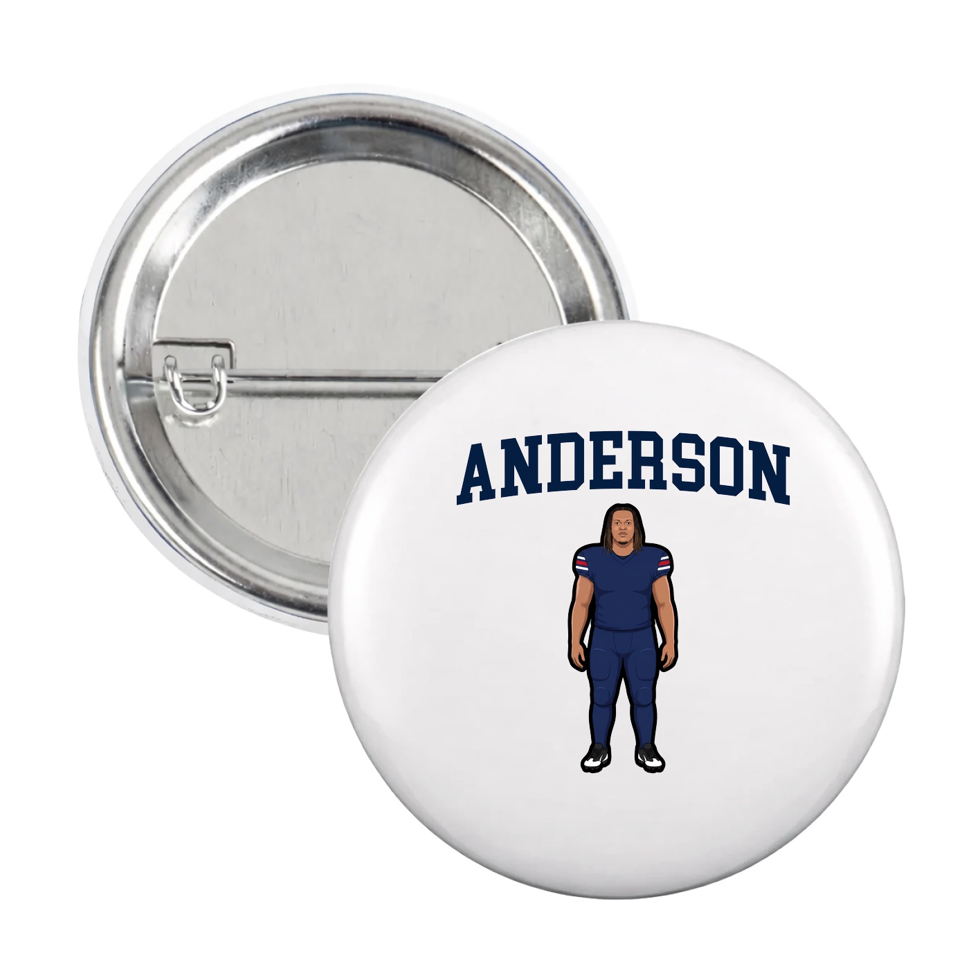 Game Day Button — Shirsey in White