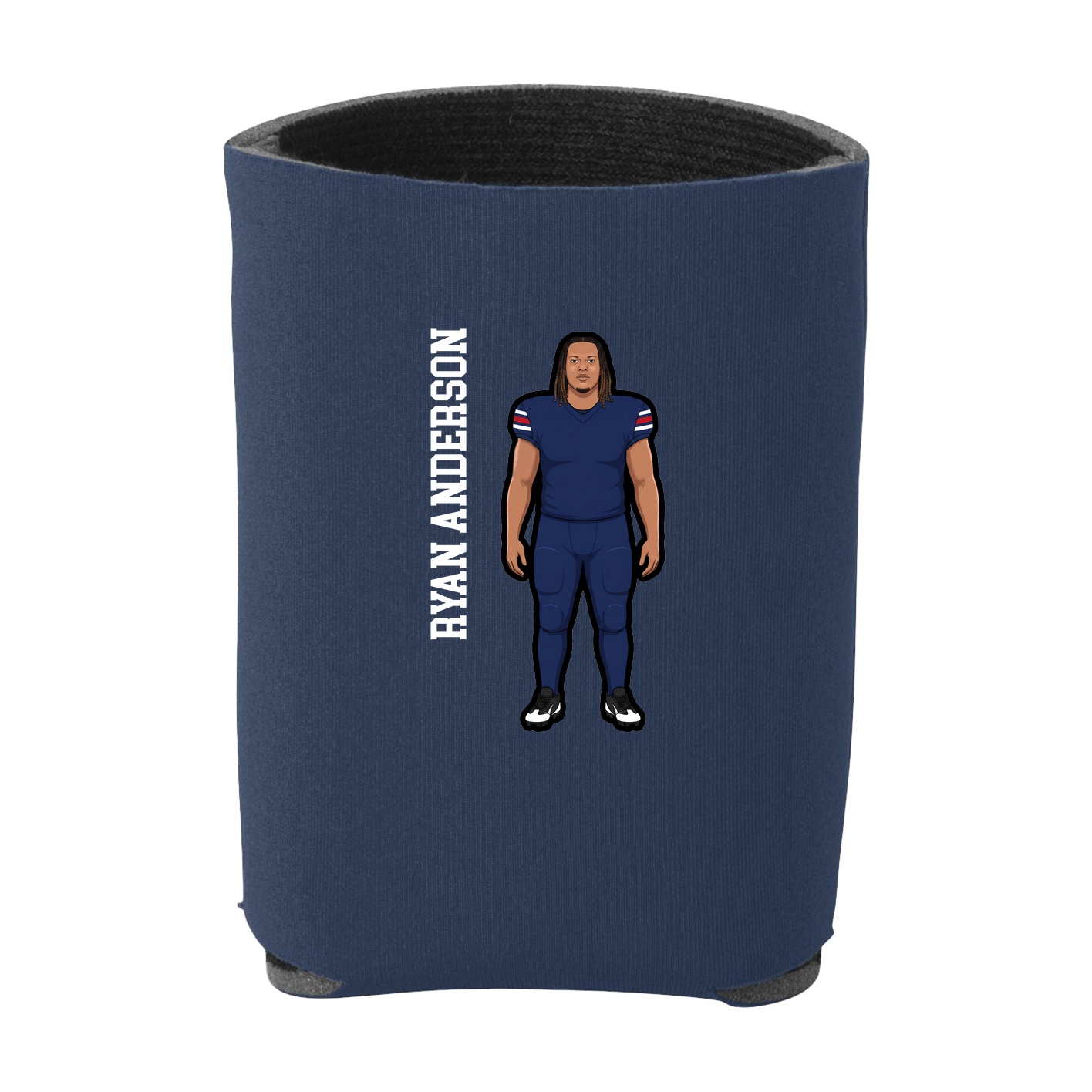 Can Holder — Name Vertical in Navy