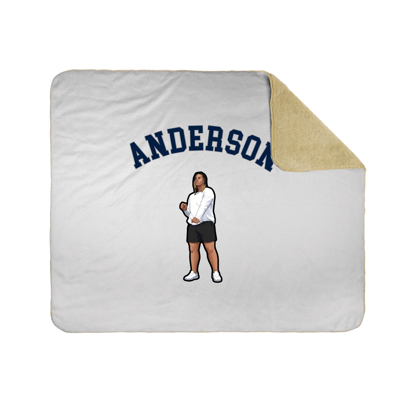 Throw Blanket — Shirsey Arch in White