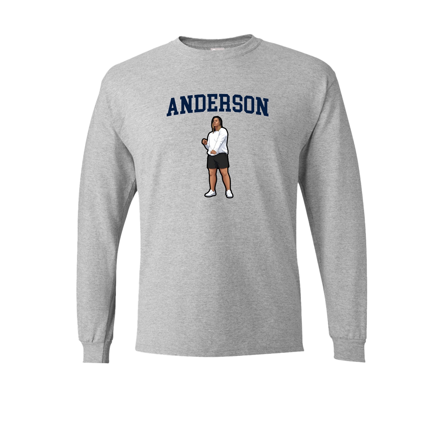 Long Sleeve Tee — Shirsey in Grey