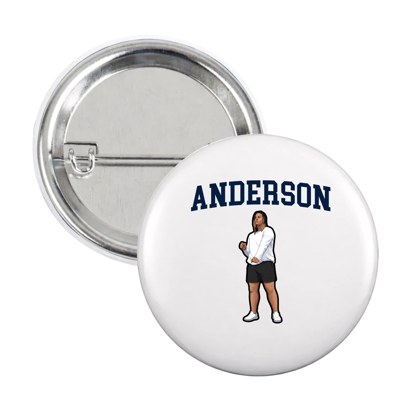 Game Day Button — Shirsey in White