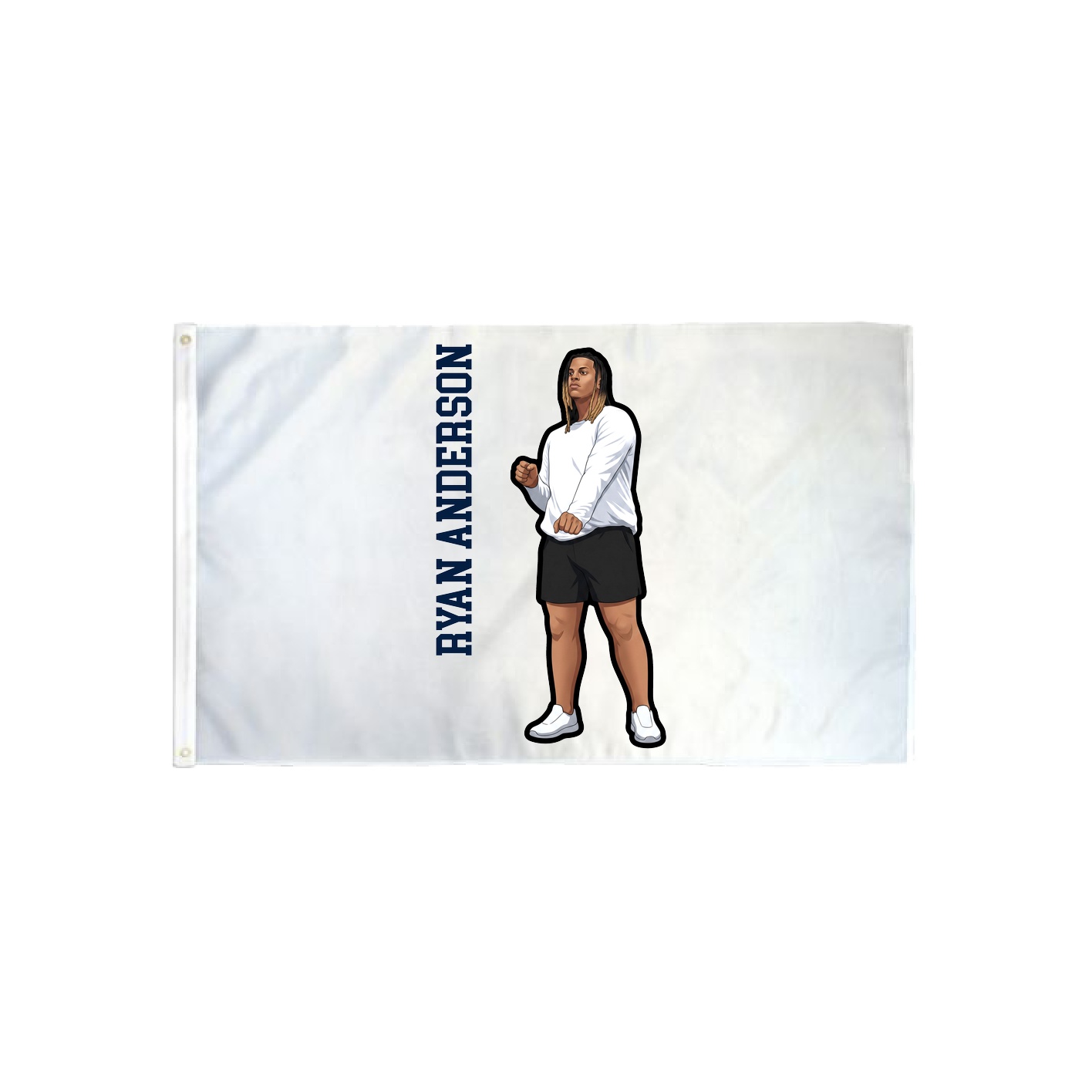 3x5 Flag — Name Vertical in Classic