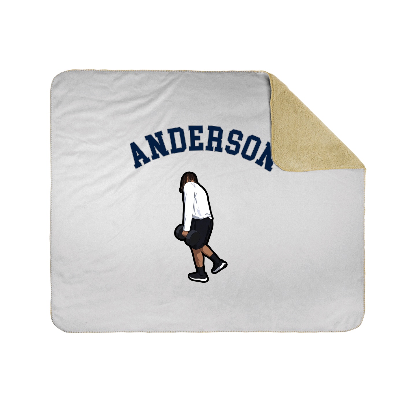 Throw Blanket — Shirsey Arch in White