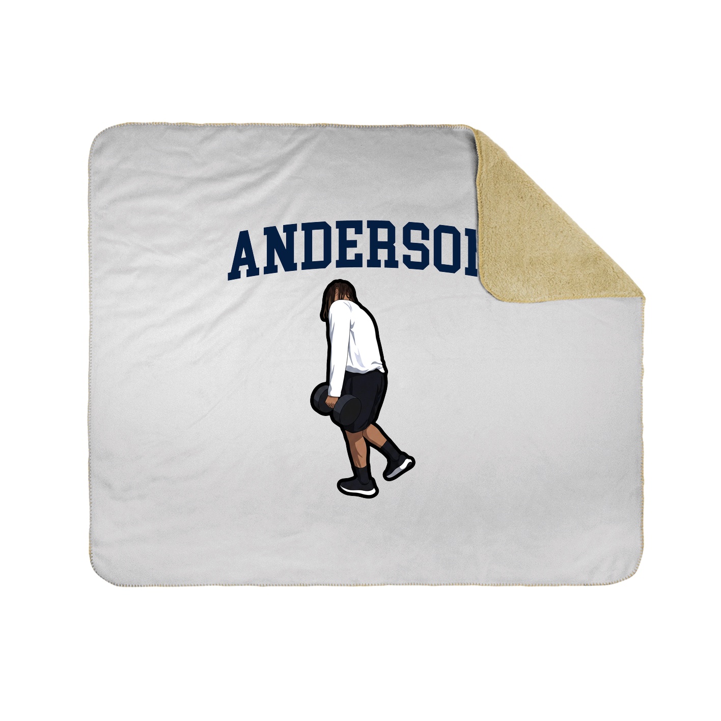 Throw Blanket — Shirsey in White