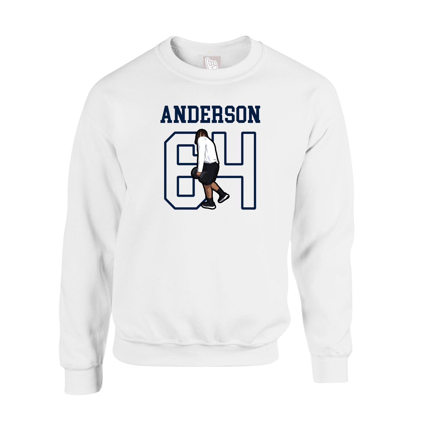 Fleece Crew — Shirsey in White