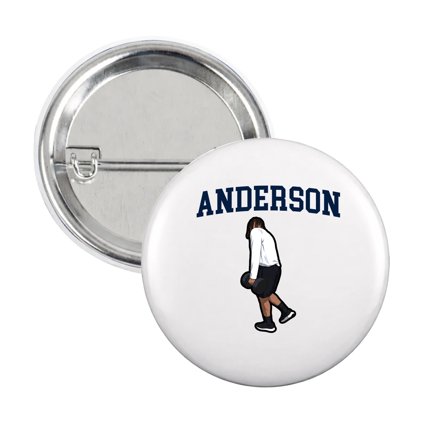 Game Day Button — Shirsey in White