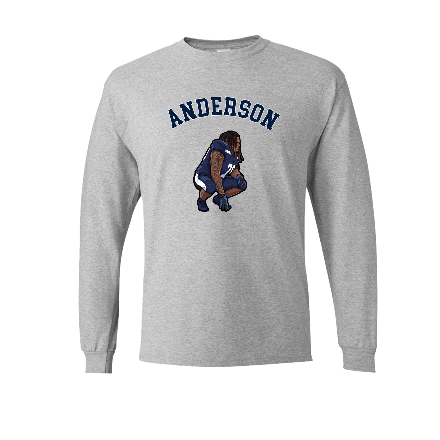 Long Sleeve Tee — Shirsey Arch in Grey