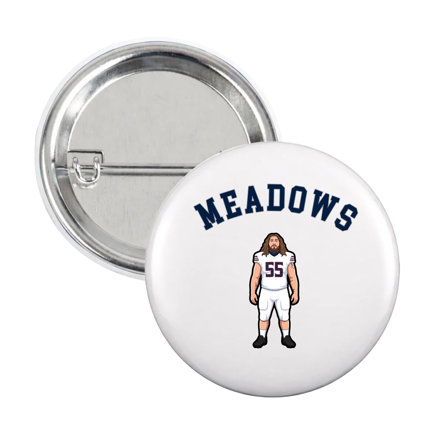 Game Day Button — Shirsey Arch in White