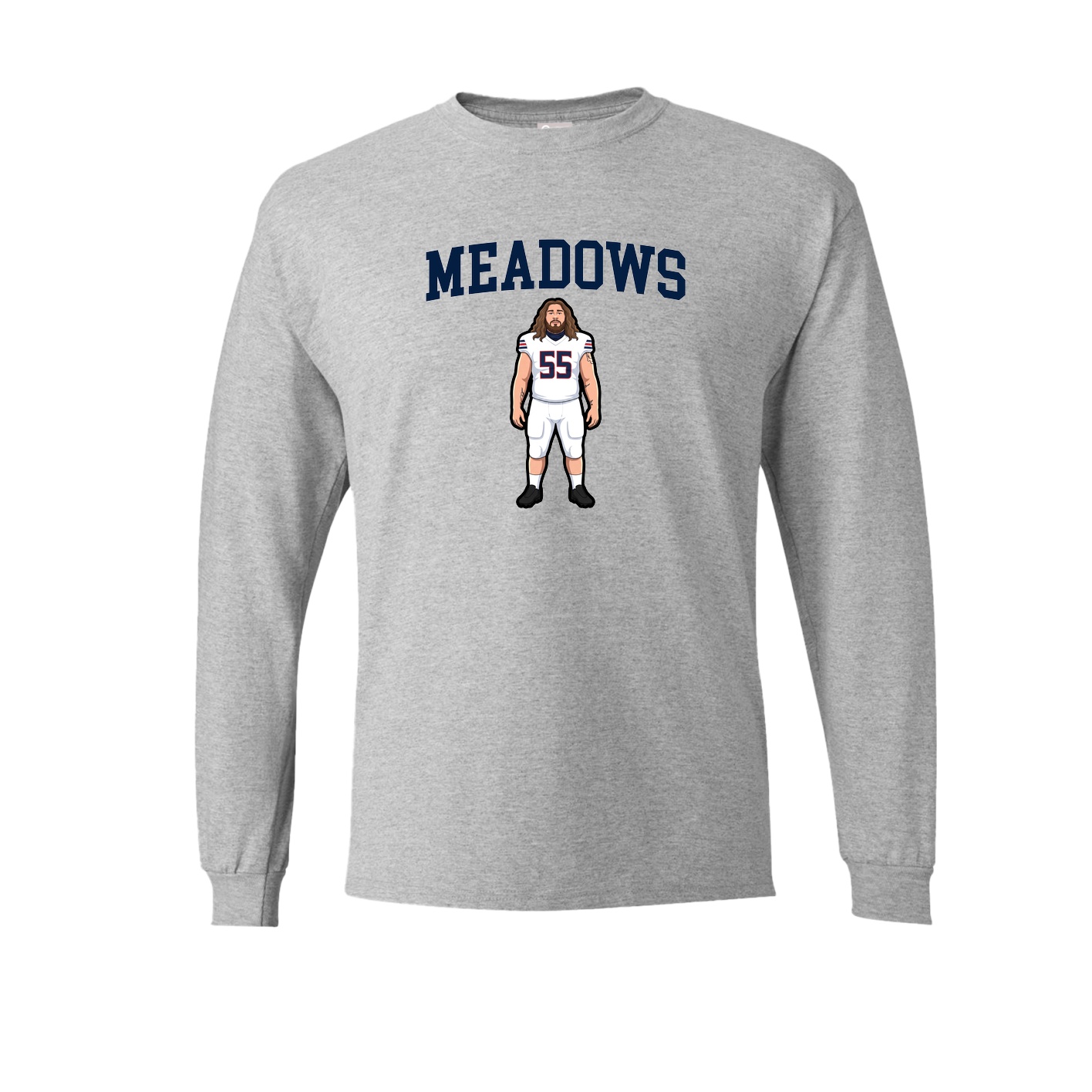 Long Sleeve Tee — Shirsey in Grey