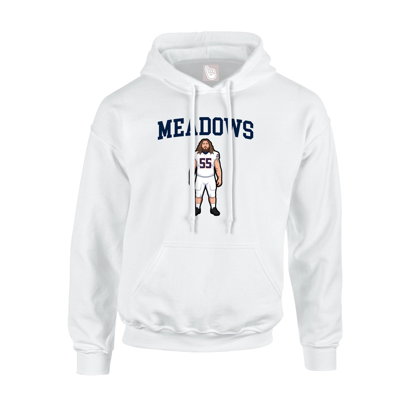 Hoodie — Shirsey in White