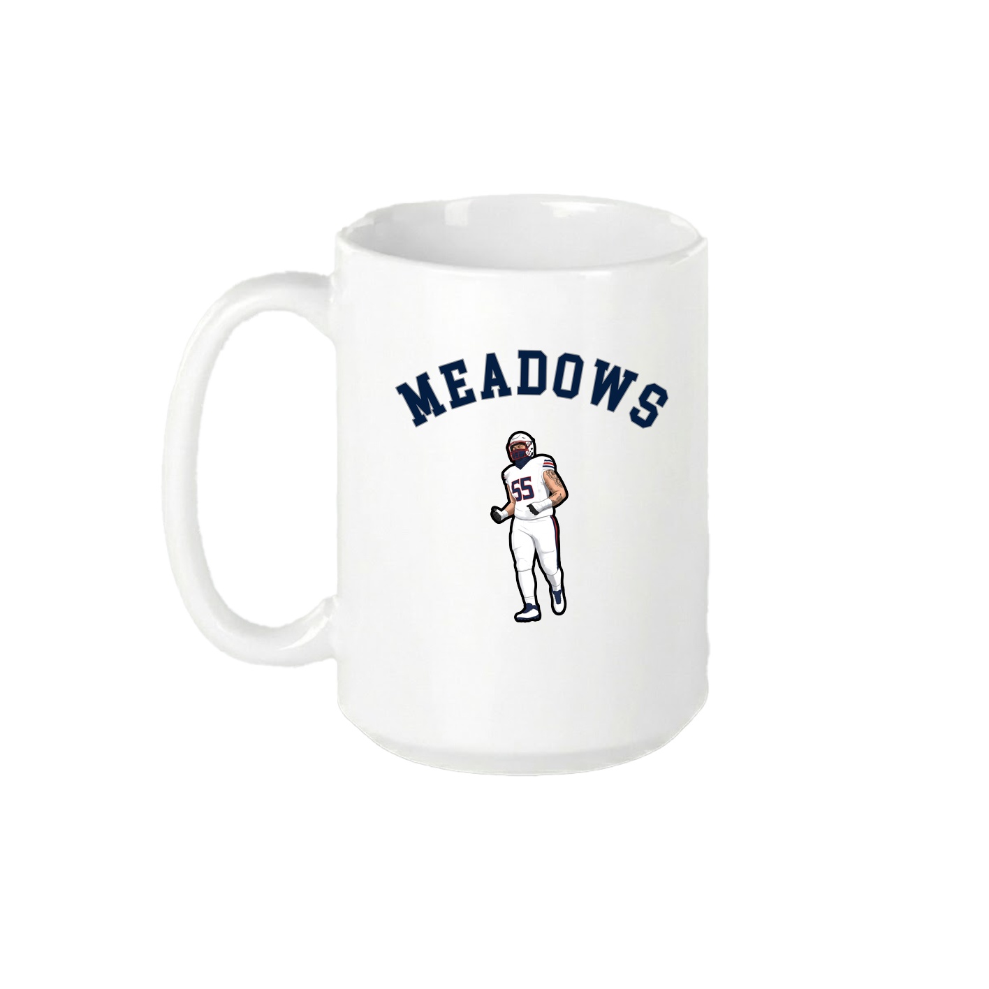 15oz Coffee Mug — Shirsey Arch in White