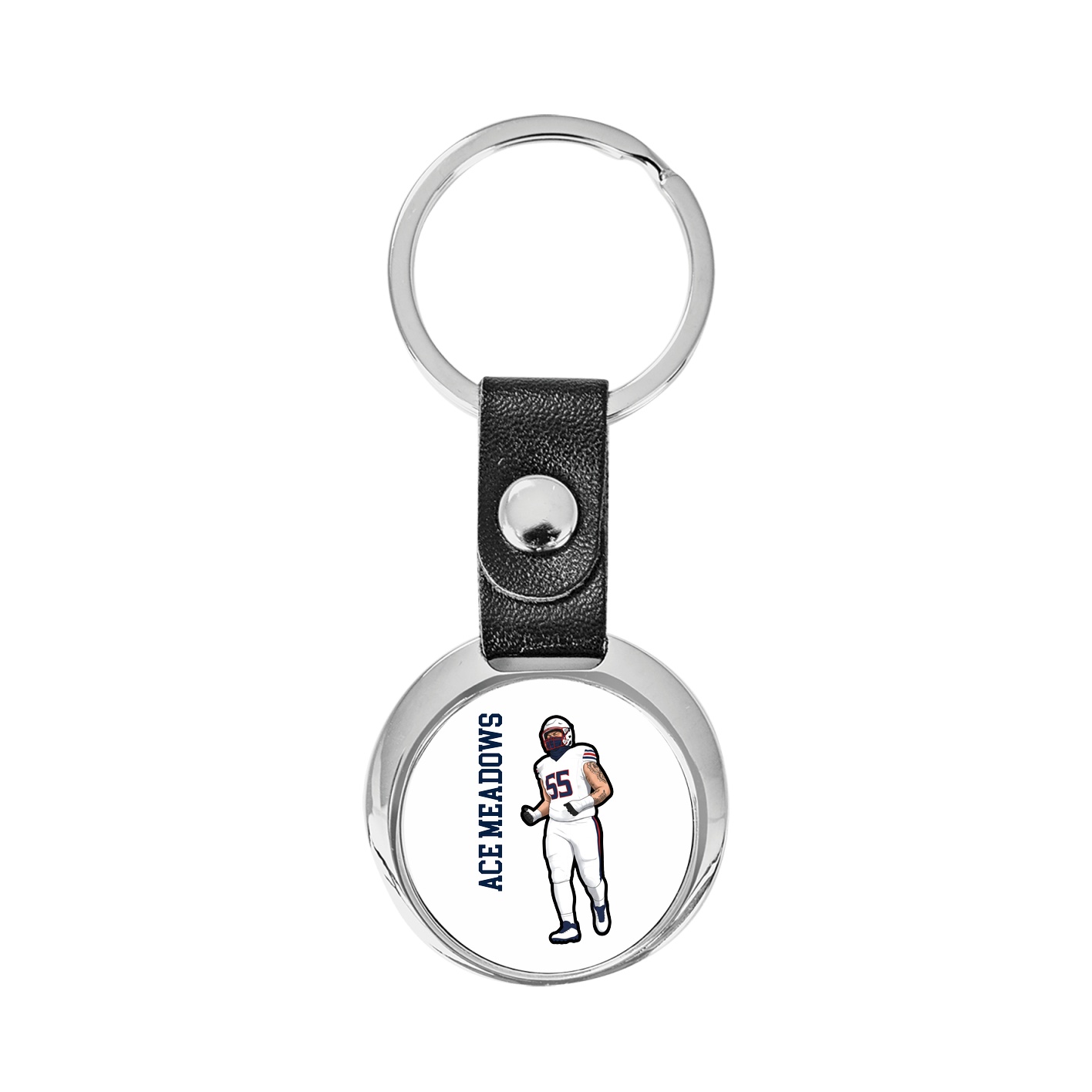 Key Chain — Name Vertical in Classic