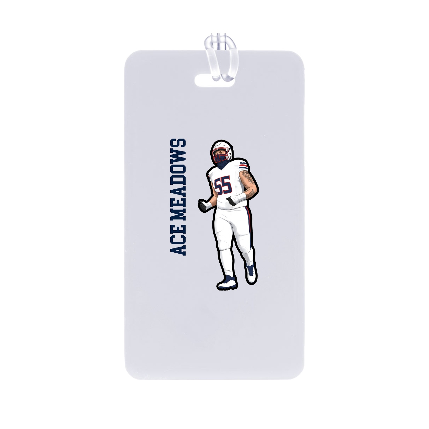 Bag Tag — Name Vertical in Classic