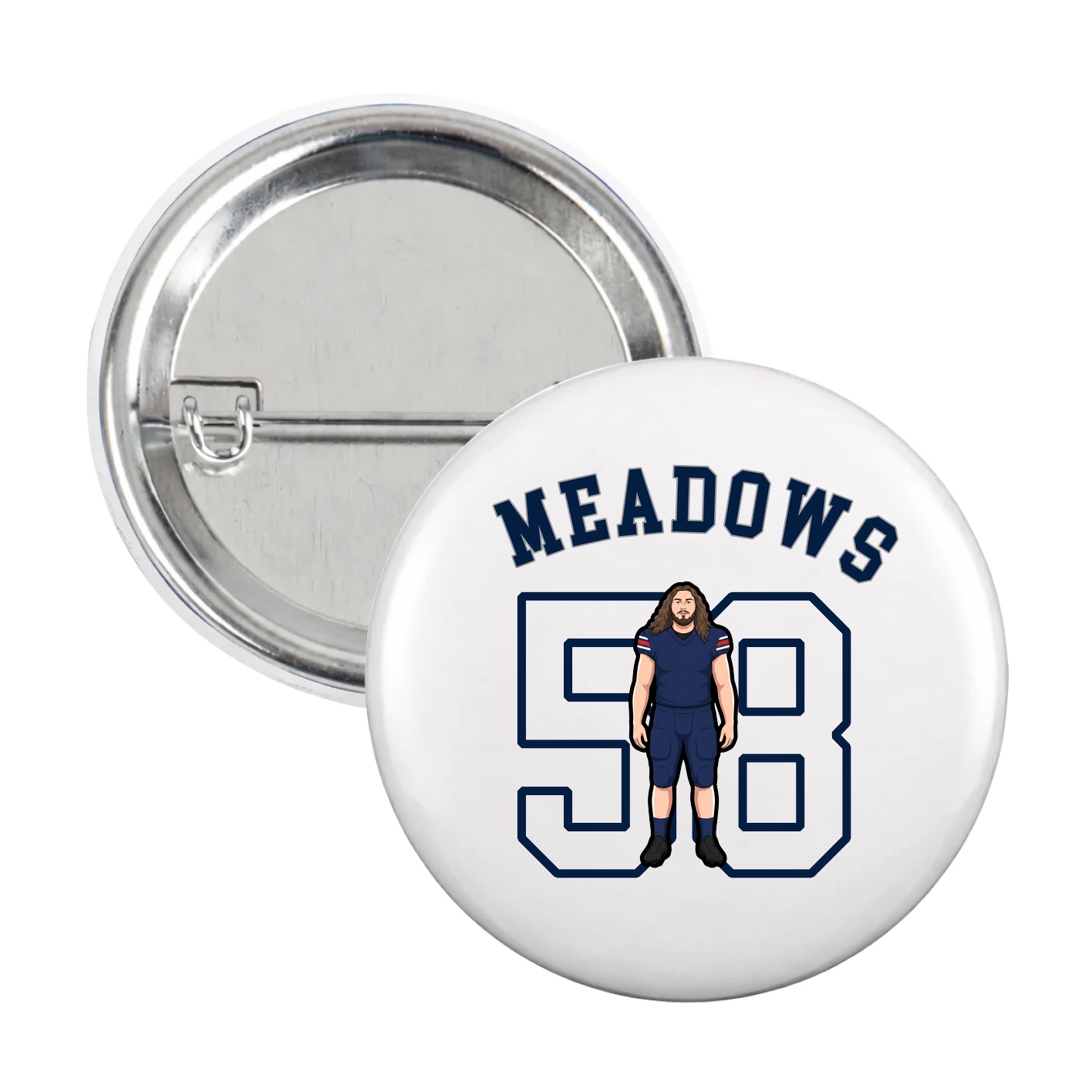Game Day Button — Shirsey Arch in White