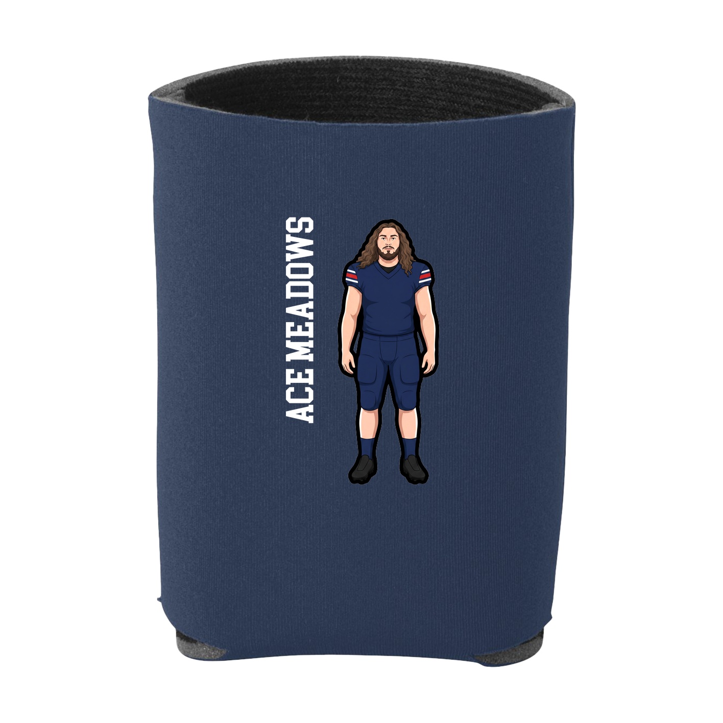 Can Holder — Name Vertical in Navy