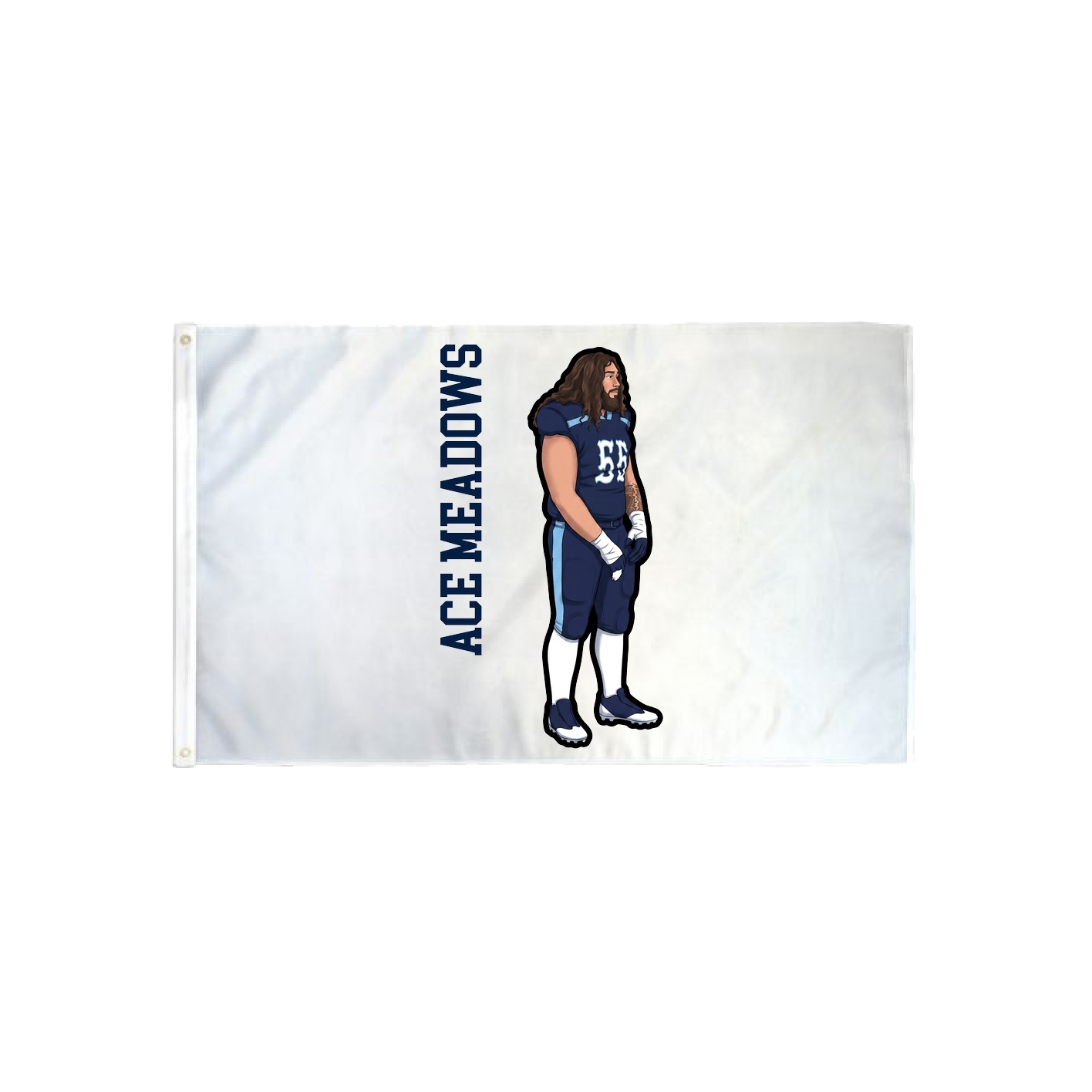 3x5 Flag — Name Vertical in Classic