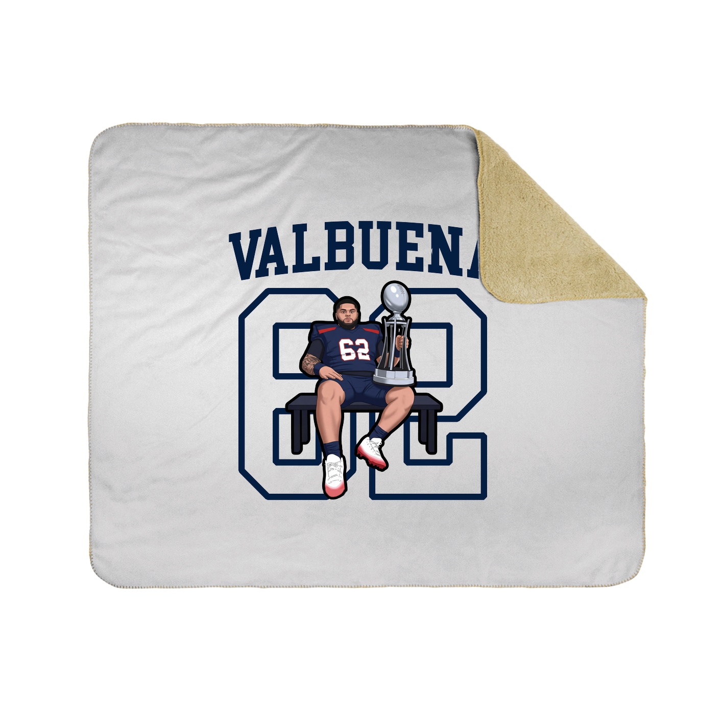 Throw Blanket — Shirsey in White