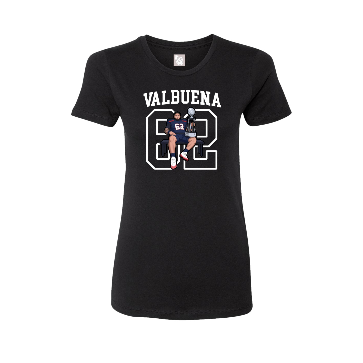 Fitted Women's Tee — Shirsey in Black