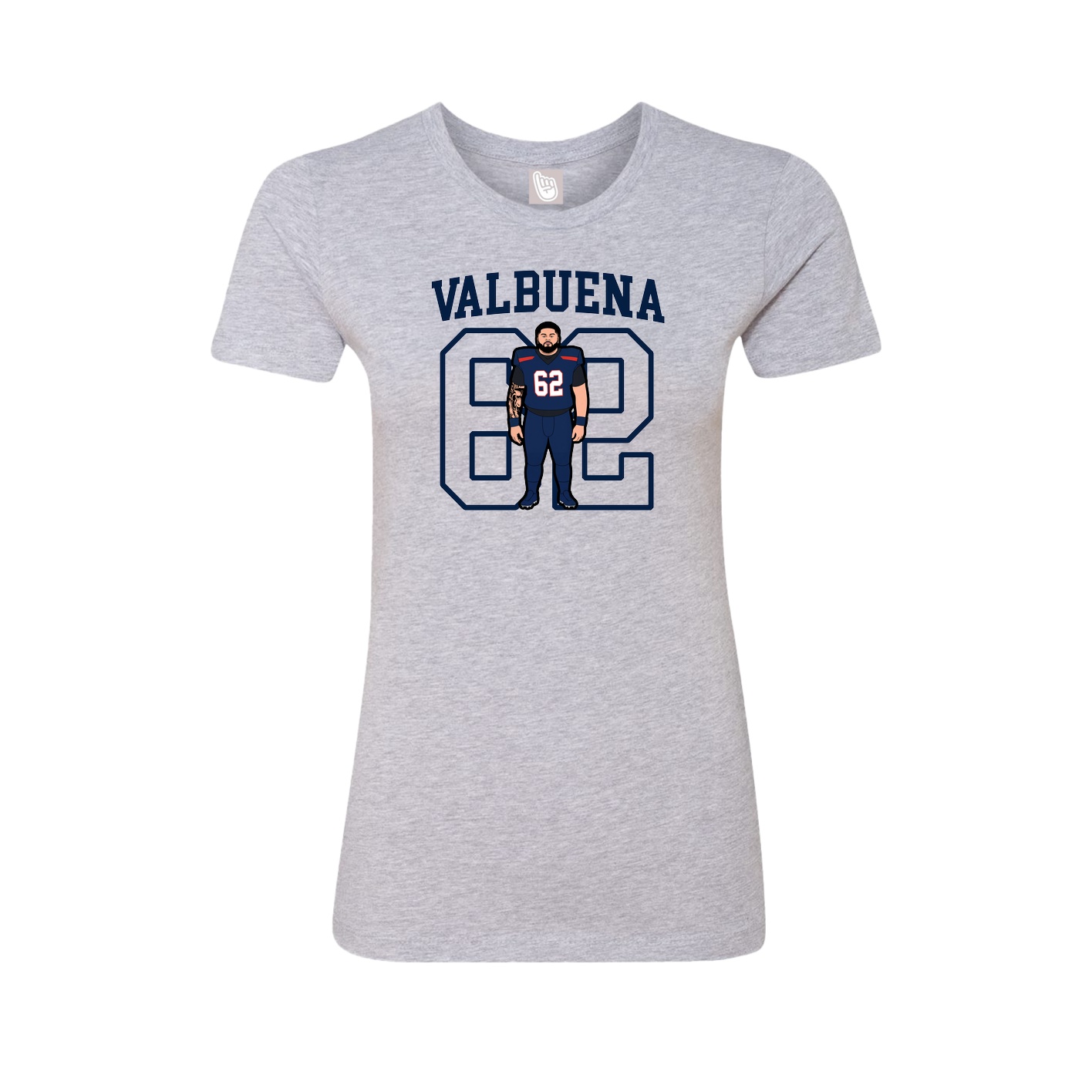 Fitted Women's Tee — Shirsey in Grey