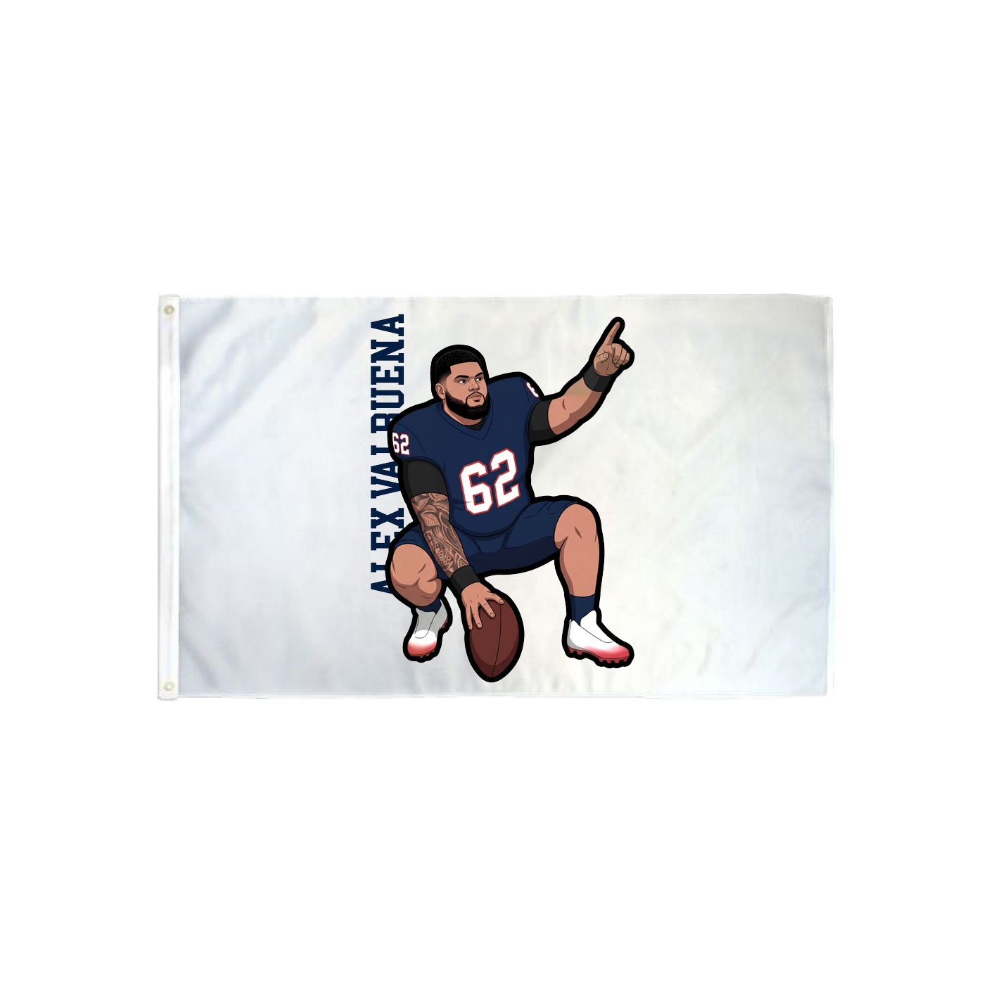 3x5 Flag — Name Vertical in Classic
