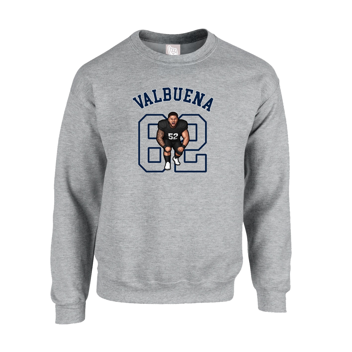 Fleece Crew — Shirsey Arch in Grey
