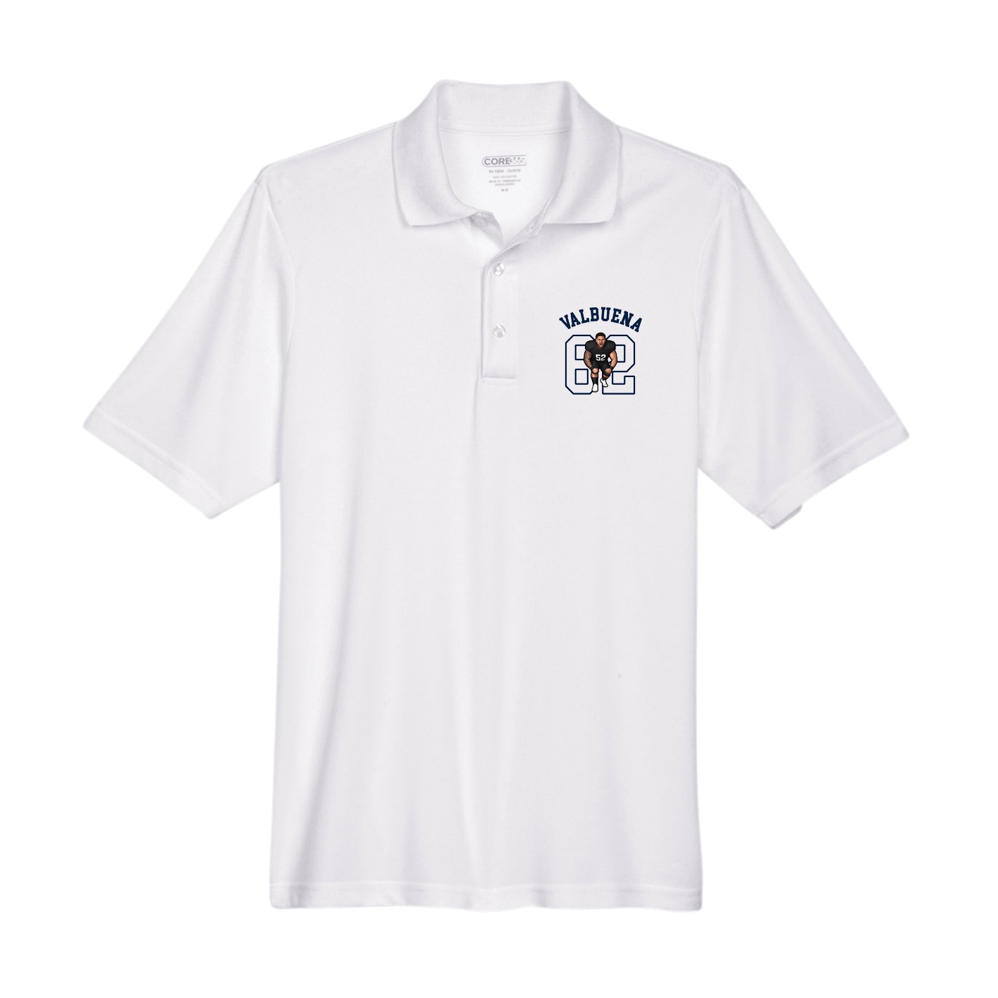 Performance Polo — Shirsey Arch in White