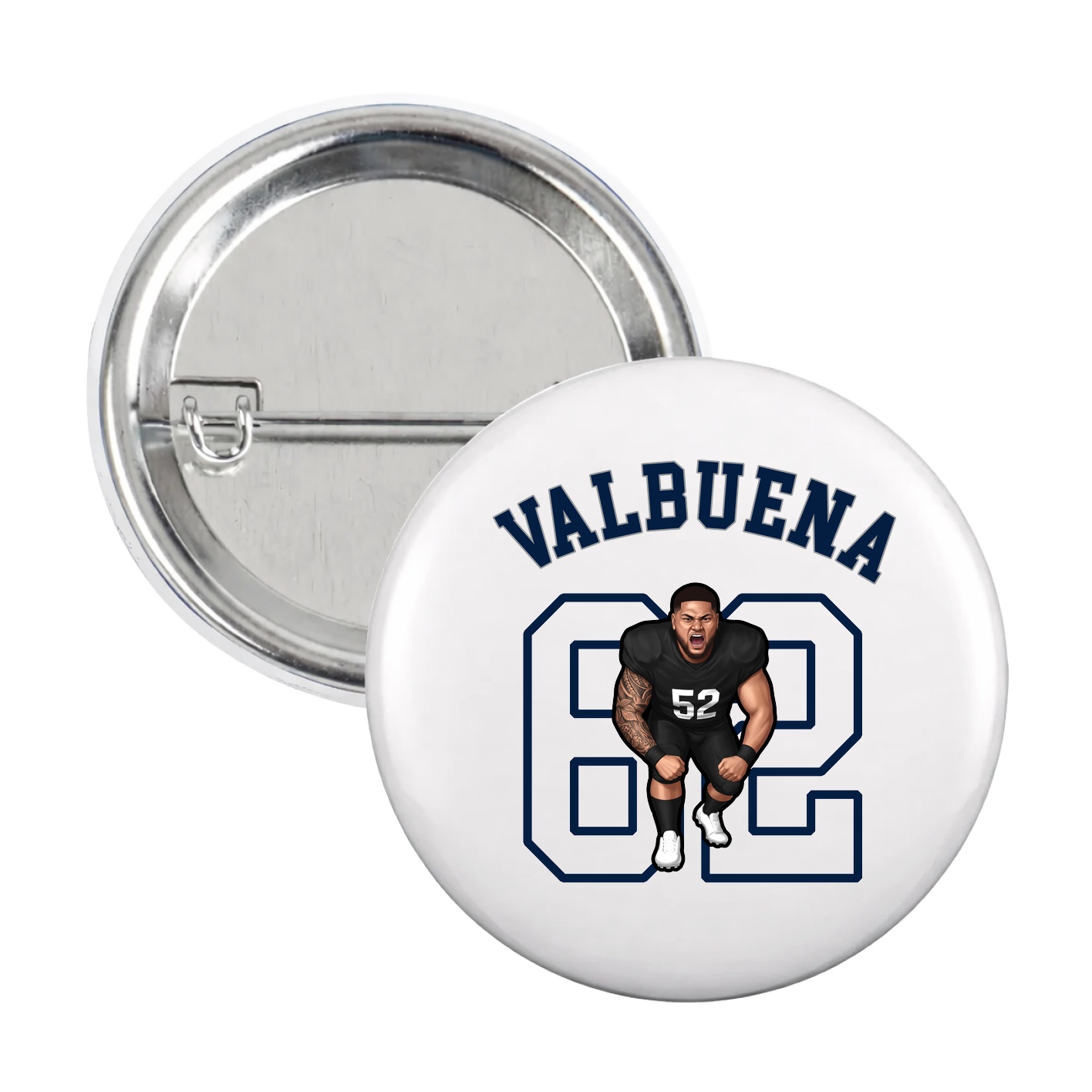 Game Day Button — Shirsey Arch in White