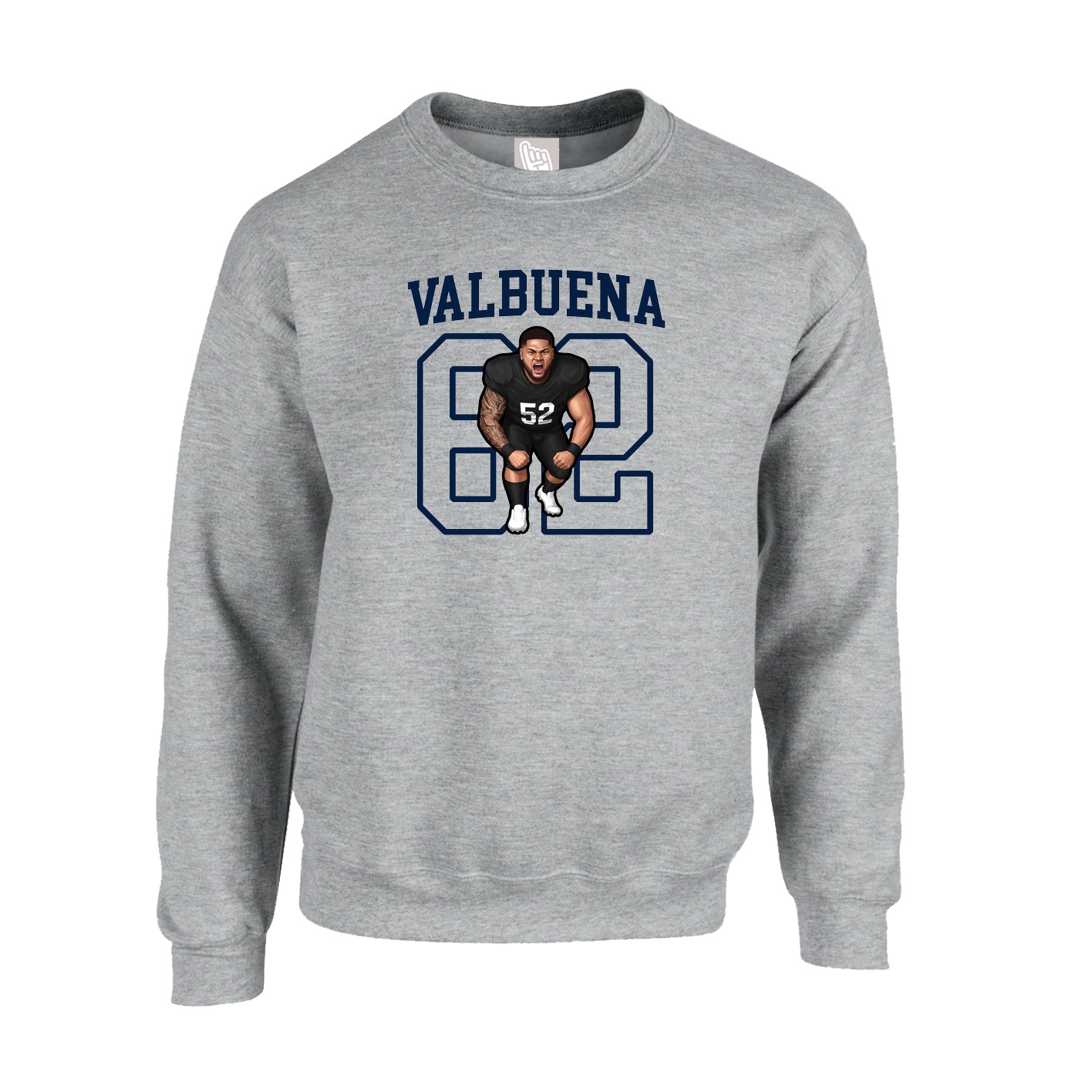 Fleece Crew — Shirsey in Grey