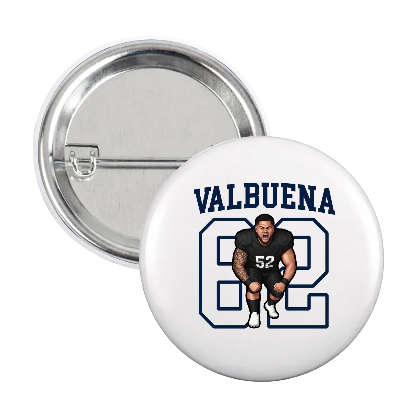 Game Day Button — Shirsey in White