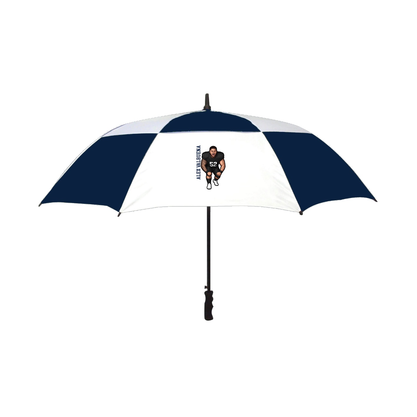 Golf Umbrella — Name Vertical in Navy