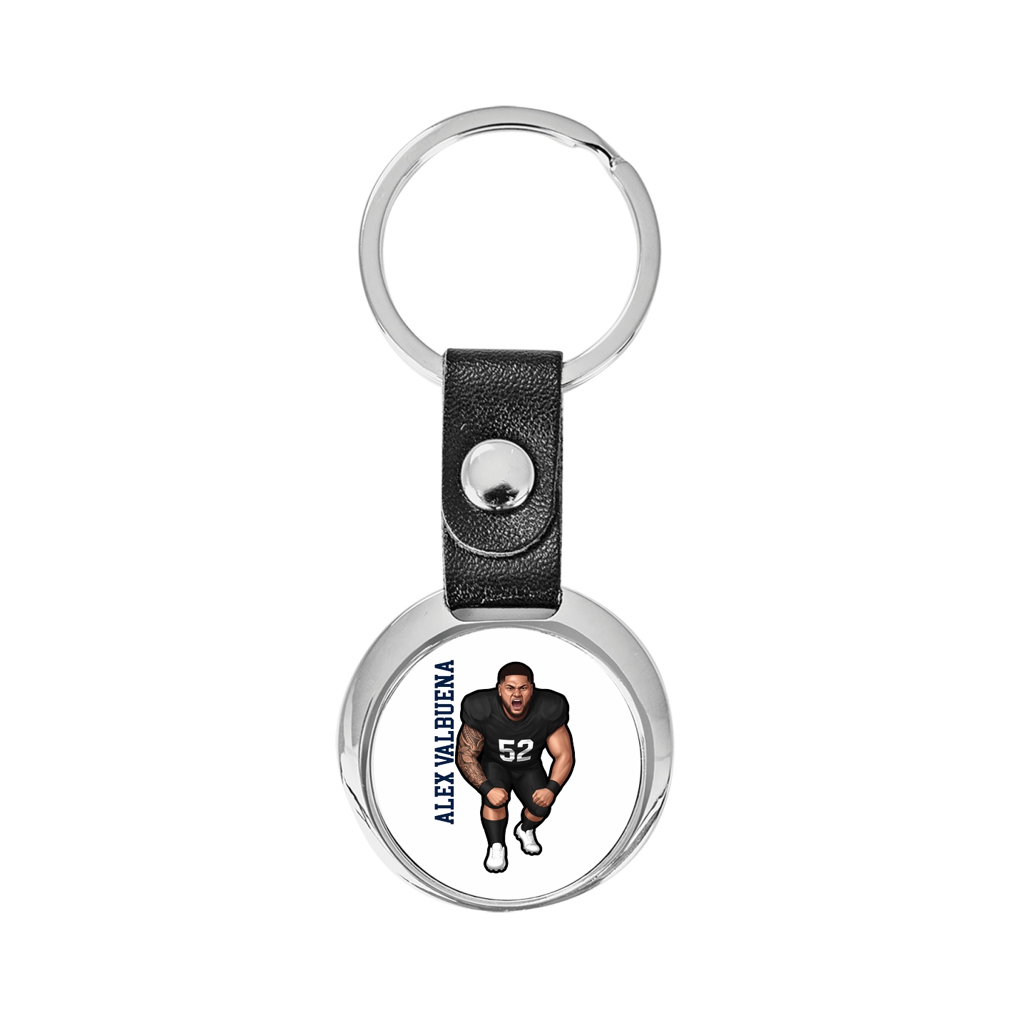 Key Chain — Name Vertical in Classic