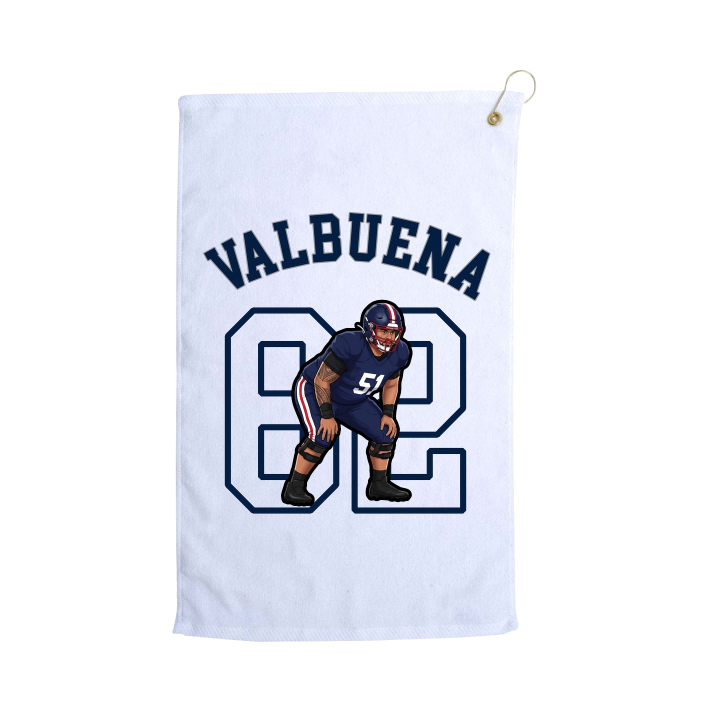 Golf Towel — Shirsey Arch in White