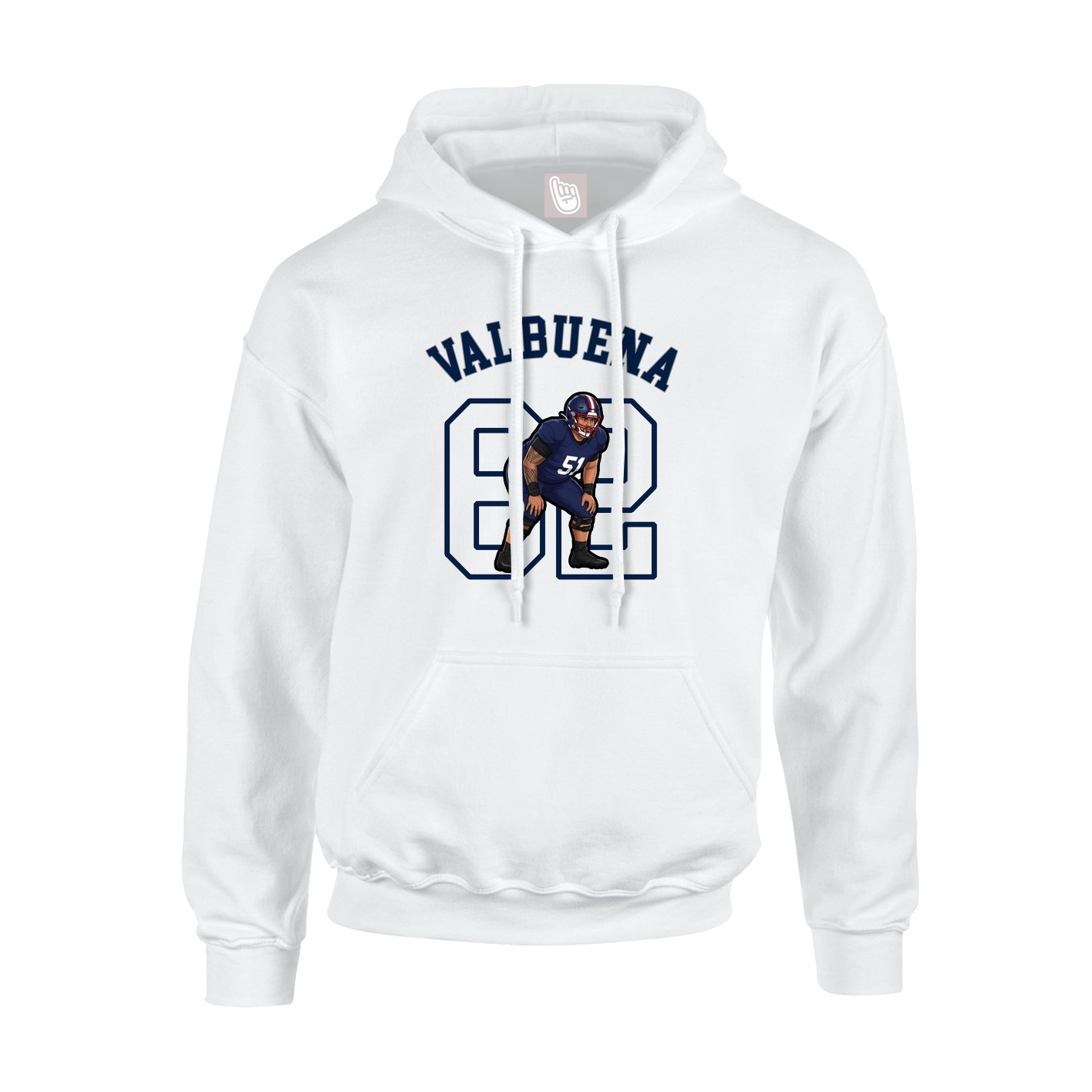 Youth Hoodie — Shirsey Arch in White