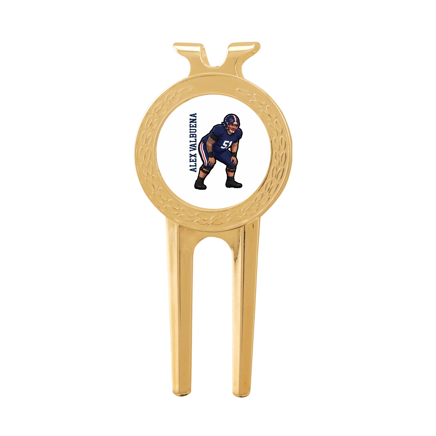 Divot Tool with Ball Marker — Name Vertical in Classic
