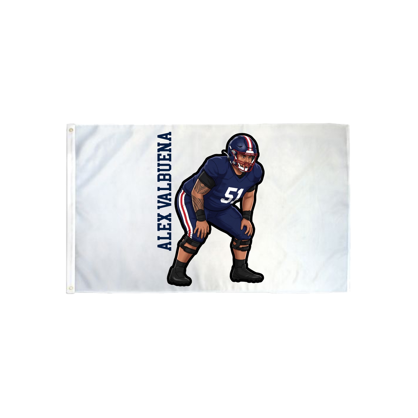 3x5 Flag — Name Vertical in Classic