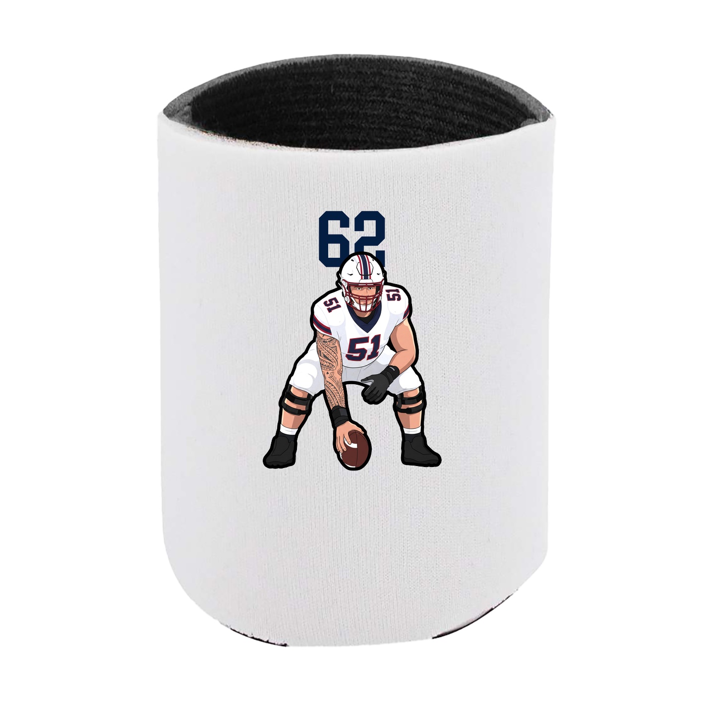 Can Holder — Number Top in White