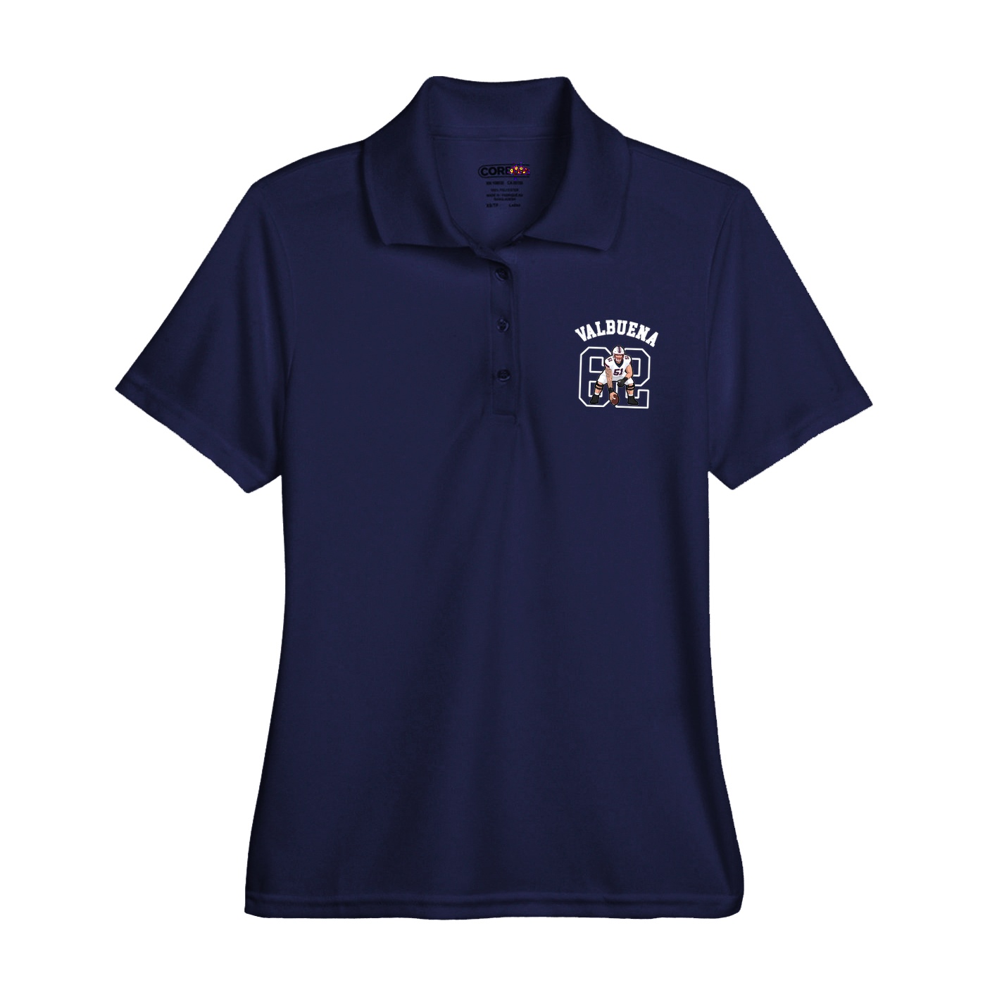 Womens Performance Polo — Shirsey Arch in Navy